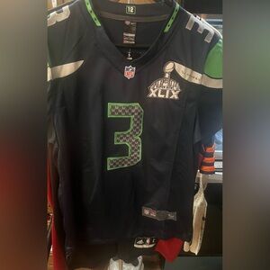 Seahawks Nike NFL Super Bowl XLIX Jersey, Women’s XL.